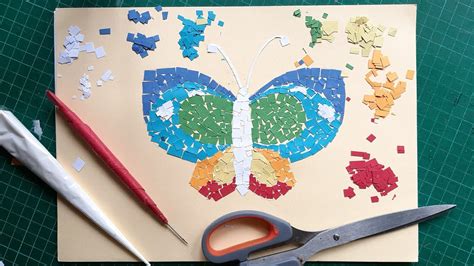 Kolase Kertas Kupu Kupu Paper Collageart Butterfly Youtube