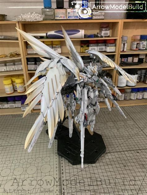 Arrowmodelbuild Wing Gundam Snow White Prelude Built And Painted Etsy