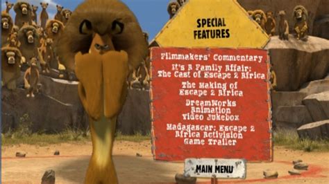 Madagascar 2 Dvd Menu Walkthrough Youtube