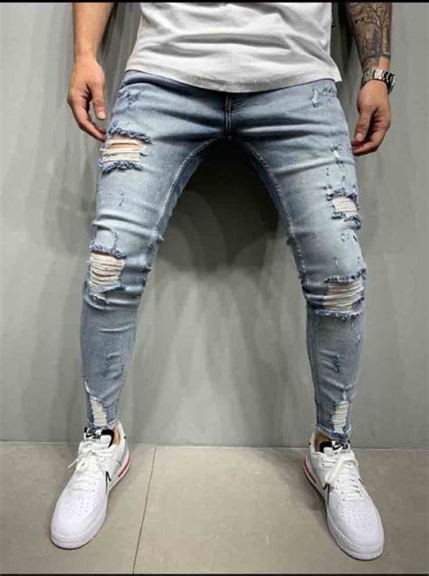 Jean Slim Homme Jean Slim Pour Homme Mode Urbaine