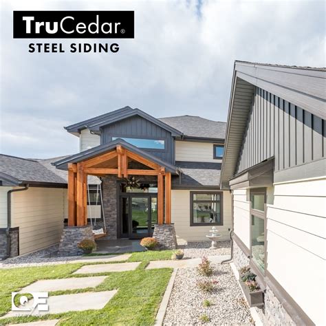 TruCedar Steel Siding | Exterior house siding, Steel siding, House siding options