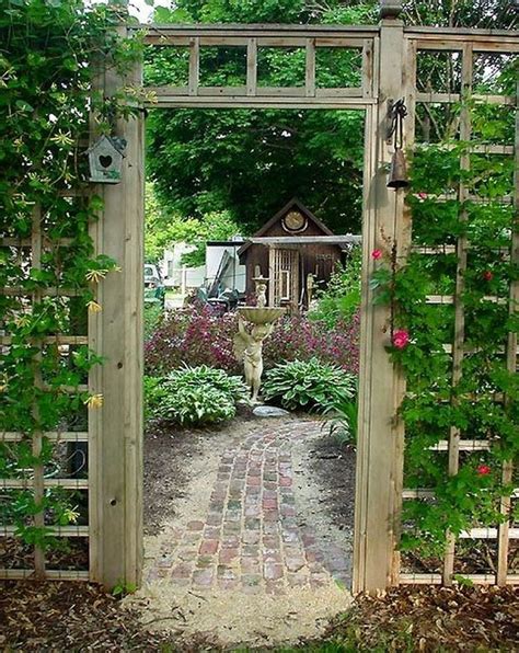 70 Fantastic Rustic Garden Gates Decor Ideas Garden Gates And