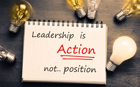 leadership is action not position ric leutwyler