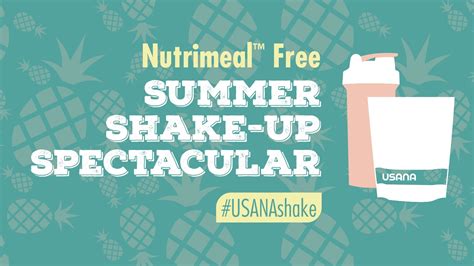 Shake Up Your Usual Routine Whats Up Usana