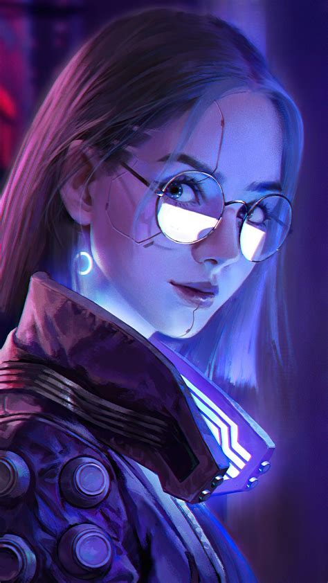 Cyberpunk Girl Glasses Cyberpunk Girl Cyberpunk Aesthetic Cyberpunk Art
