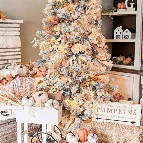 31 Brilliant Fall Christmas Tree Ideas For 2022 Uptown Girl