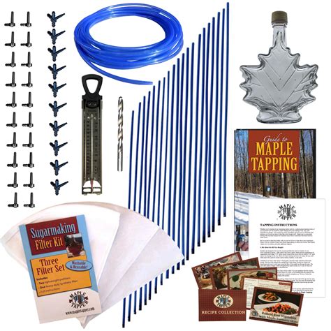 Full Maple Tapping Kit Tubing Droplines Spiles Filters Free Ship