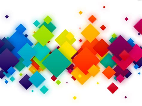 Colorful Squares Background Geometric Graphic Design Abstract