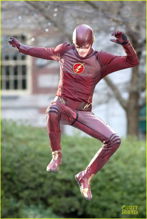 Grant Gustin Is Proud And Stoked To Wear Flash Costume Photo 3070235 Grant Gustin Pictures