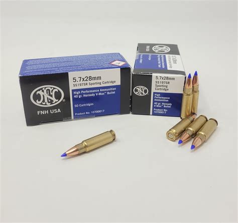 Fnh Usa 57x28mm Ammunition Ss195lf 27 Gr Lead Free Jacketed Hollow