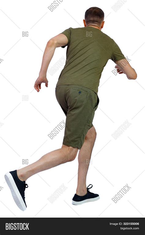 Back View Running Man Image And Photo Free Trial Bigstock
