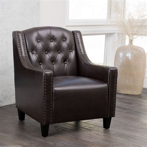 Add A Modern Touch To Any Room With The Nottingham Tufted Brown Leather