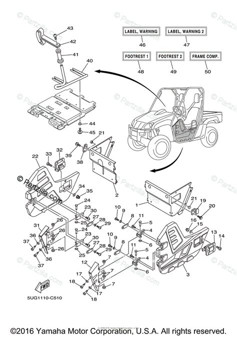 Yamaha Side By Side 2006 Oem Parts Diagram For With Doors