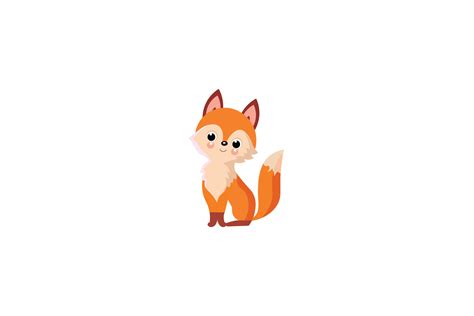 Cute Animal Fox Illustration Vector Afbeelding Door 1riaspengantin