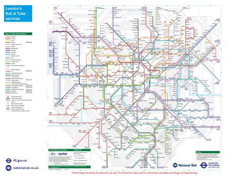London Train Station Map Map Of London Train Stations England