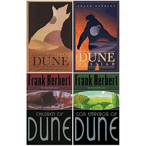 Buy Dune Series 1 To 4 Book 4 Books Collection Set Dunedune Messiah