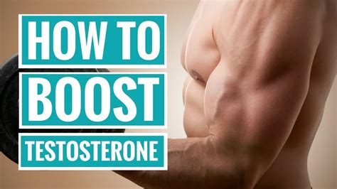 5 Proven Ways To Increase Testosterone Levels Naturally Youtube