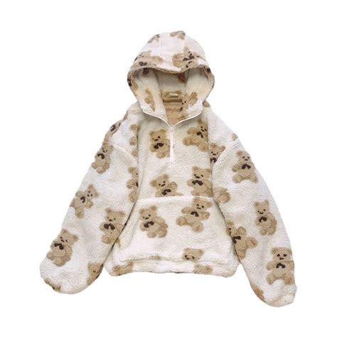 Soft Oversized Teddy Bear Hoodies Warm Blanket Style Cute Bear Etsy