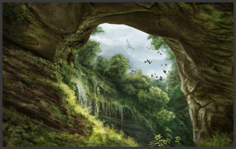 Jungle Cavern By Lukkar On Deviantart