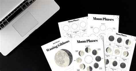 13 Free Printable Moon Phases Worksheets The 8 Phases Of The Moon