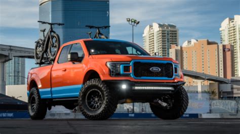 Freak O Boost F 150 Is Your Gulf Livery Adventure Truck Ford Trucks