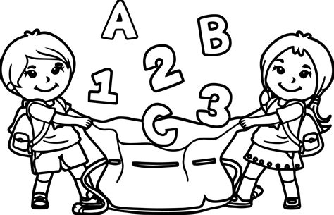 Abc 123 Coloring Coloring Pages