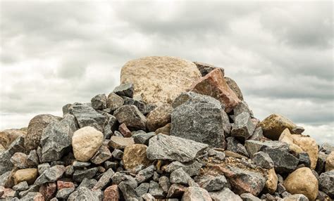 Big Pile Of Rocks And Boulders Stock Image Image Of Geology Heap