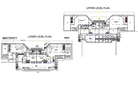 Airport Ground Floor Plan With Autocad File Cadbull