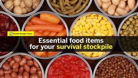 61 Essential Food Items For Your Survival Stockpile — Health Ranger Store