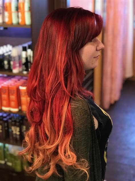 Fire hair color #firehair #redandcopperhair # ...