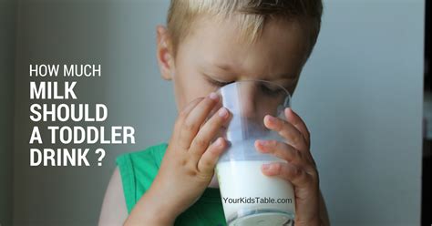 Many Parents Wonder How Much Milk Should A Toddler Drink Because It