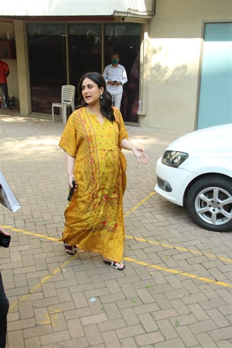 Pregnant Kareena Kapoor Is Radiant As Ever In Mustard Yellow Kaftan On Day Out India Today