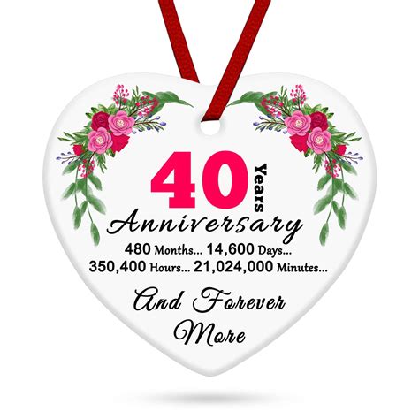 A Memorable Milestone 40th Wedding Anniversary Decorations For A