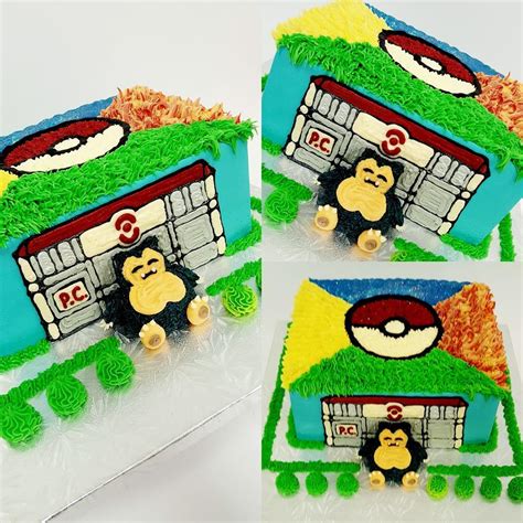 Pokemon Snorlax Cake The Girl On The Swing
