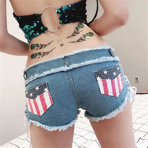 Lady Night Club Hot Bottoms Summer Woman Denim Hotpants Female Sexy Jeans Booty Shorts Femme