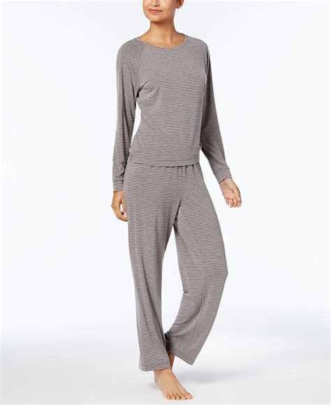 Charter Club Long Sleeve Pajama Set Created For Macys Ladies