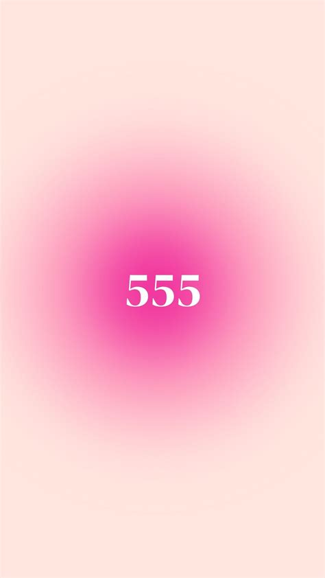 555 Angel Number Aura Wallpaper For Iphone Smartphone Cute Pastel