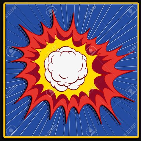 Comic Book Explosion Art Royalty Free Cliparts Vectors And Stock Clothing Printing