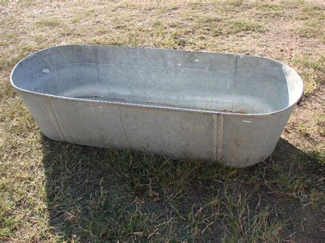 A wide variety of galvanized bathtubs options are available to you, such as drain location, massage type, and installation type. 53" Long Galvanized Cowboy Bathtub