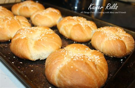cooking with mary and friends homemade kaiser rolls