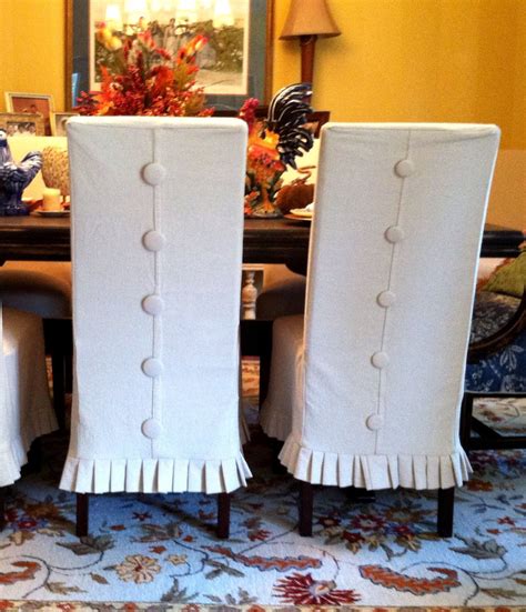Shabby Chic Parsons Chair Slipcover With By Twoweatheredroosters