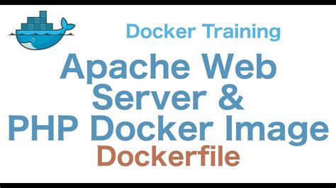 Docker Training Apache Web Server And Php Docker Image