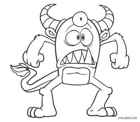 These monsters sing, play, and dance! Free Printable Monster Coloring Pages For Kids