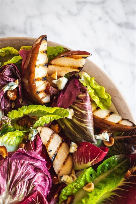 The bitter lettuces in this chicory salad are balanced by ...