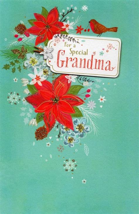 Grandma Traditional Christmas Greeting Card Cards Love Kates