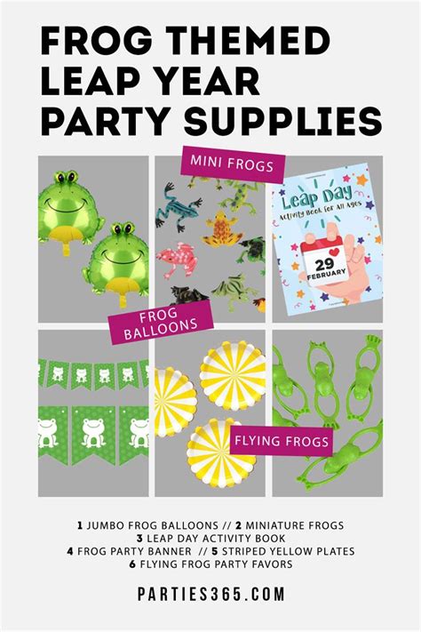 Leap Into Fun With A Fantastic Frog Themed Leap Year Party