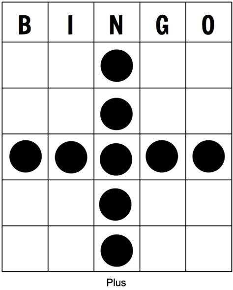 Printable Bingo Patterns That Are Sizzling Pierce Blog