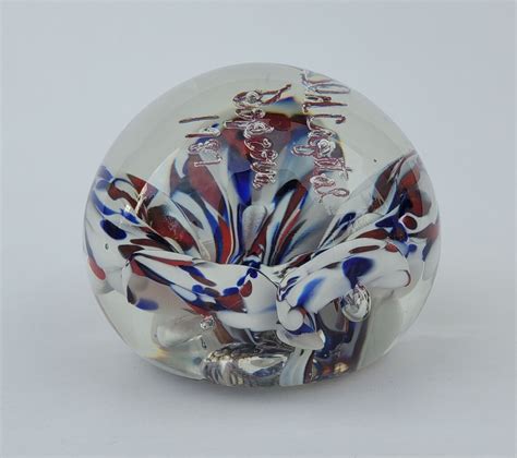 Kerry Zimmerman Art Glass Paperweight Custom Made For Old Etsy