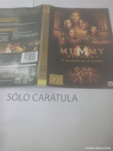 carátula dvd mummy el regreso de la momia comprar películas en dvd en todocoleccion