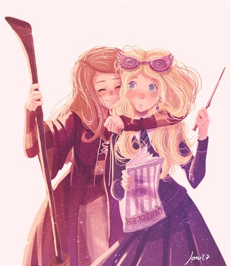 Ginny Weasley And Luna Lovegood Harry Potter Fan Art Fans Dharry